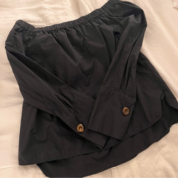 ZARA Woman Cotton Long Sleeve Top - Picture 3 of 5